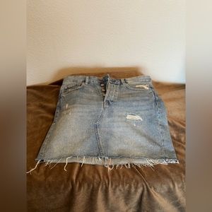 & Denim Jean Skirt